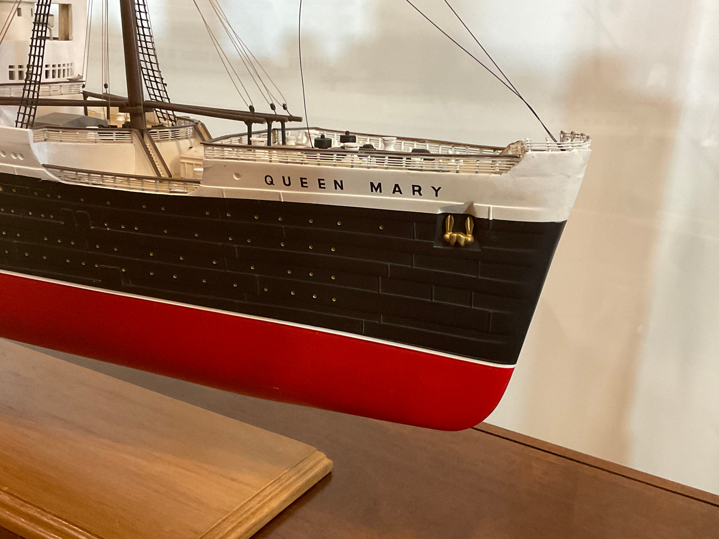 Ocean Liner Queen Mary Ship Model - Lannan Gallery