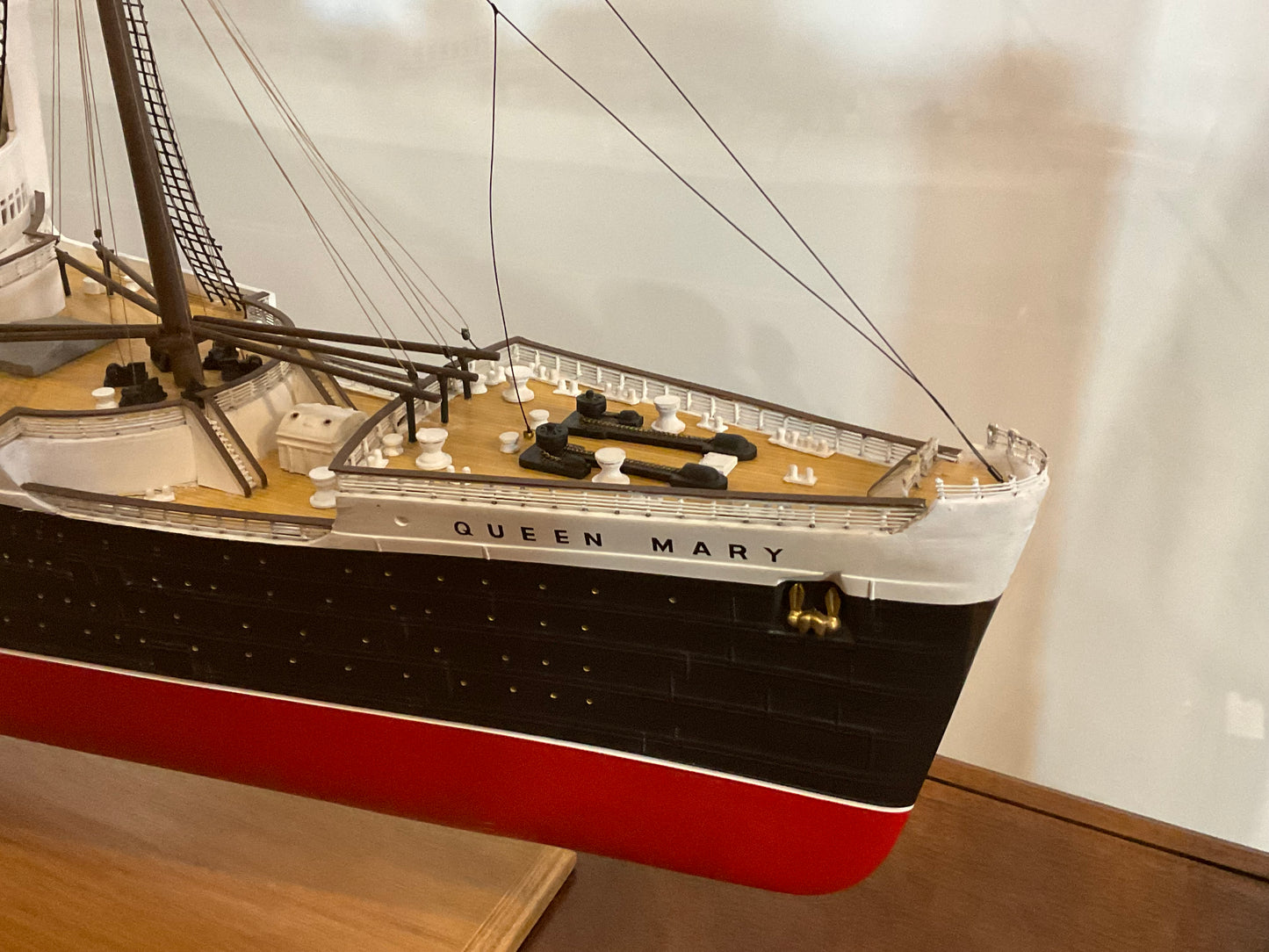 Ocean Liner Queen Mary Ship Model - Lannan Gallery