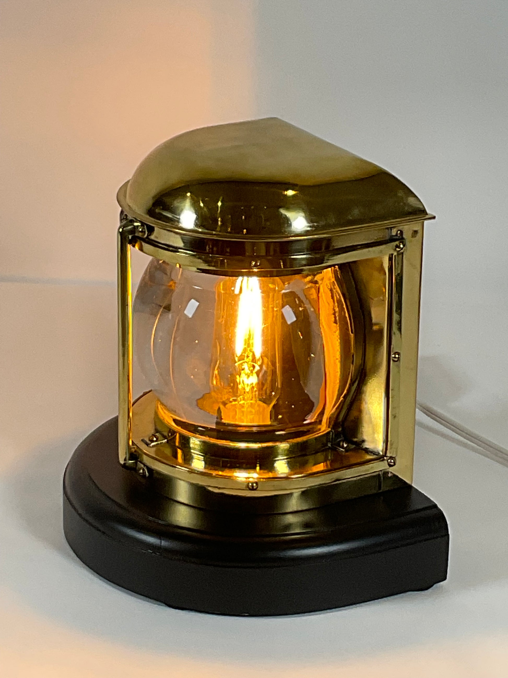 Solid Brass Masthead Yacht Lantern - Lannan Gallery