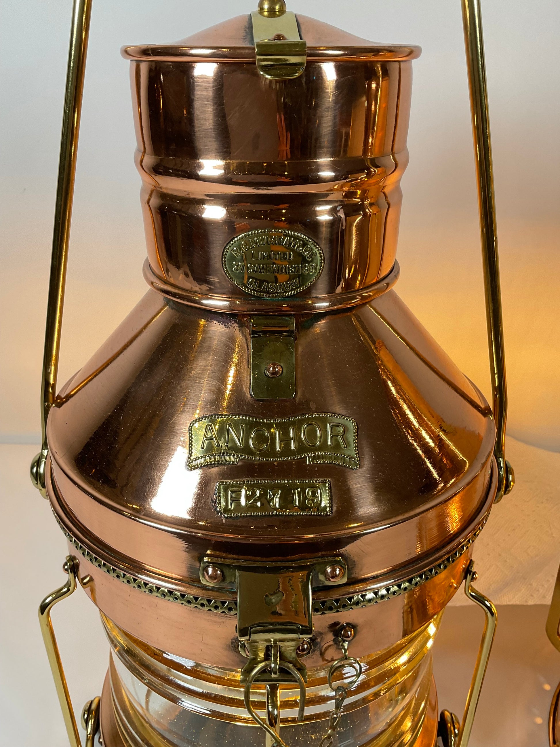 Two Copper and Brass Ship’s Lanterns - Lannan Gallery