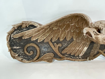 Six Foot Carved Eagle Stern Board - Lannan Gallery