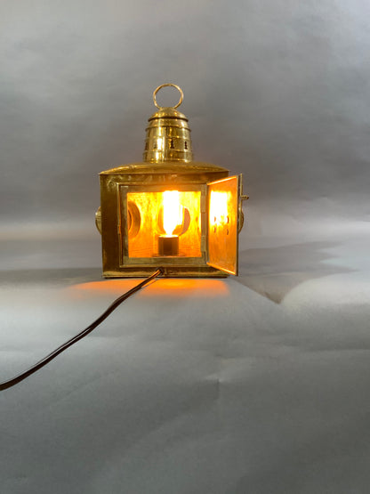 Solid Brass Three-Way Bow Lantern - Lannan Gallery