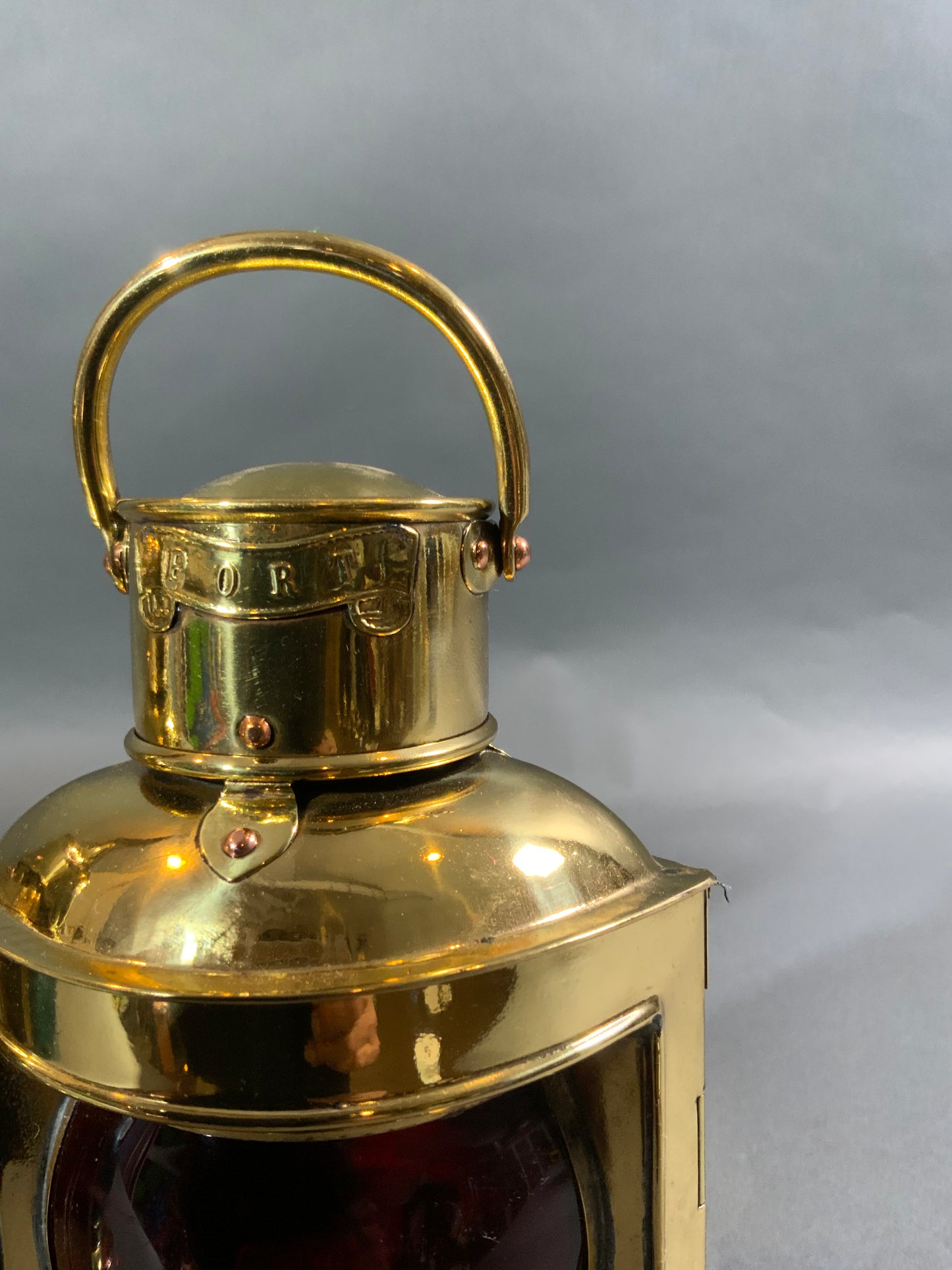 Solid Brass Port and Starboard Boat Lanterns - Lannan Gallery