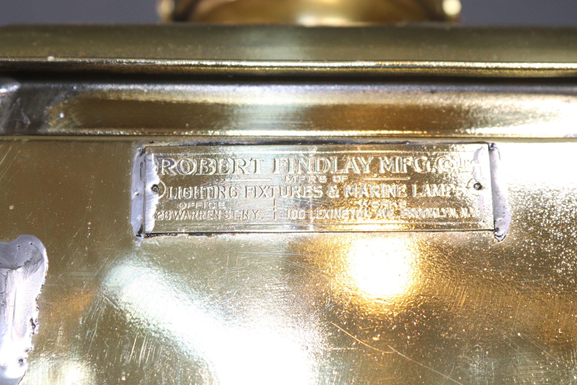 Robert Findlay Marine Lantern from Bow - Lannan Gallery