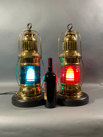 Outstanding Pair of Marine Lanterns by Peter Gray of Boston - Lannan Gallery
