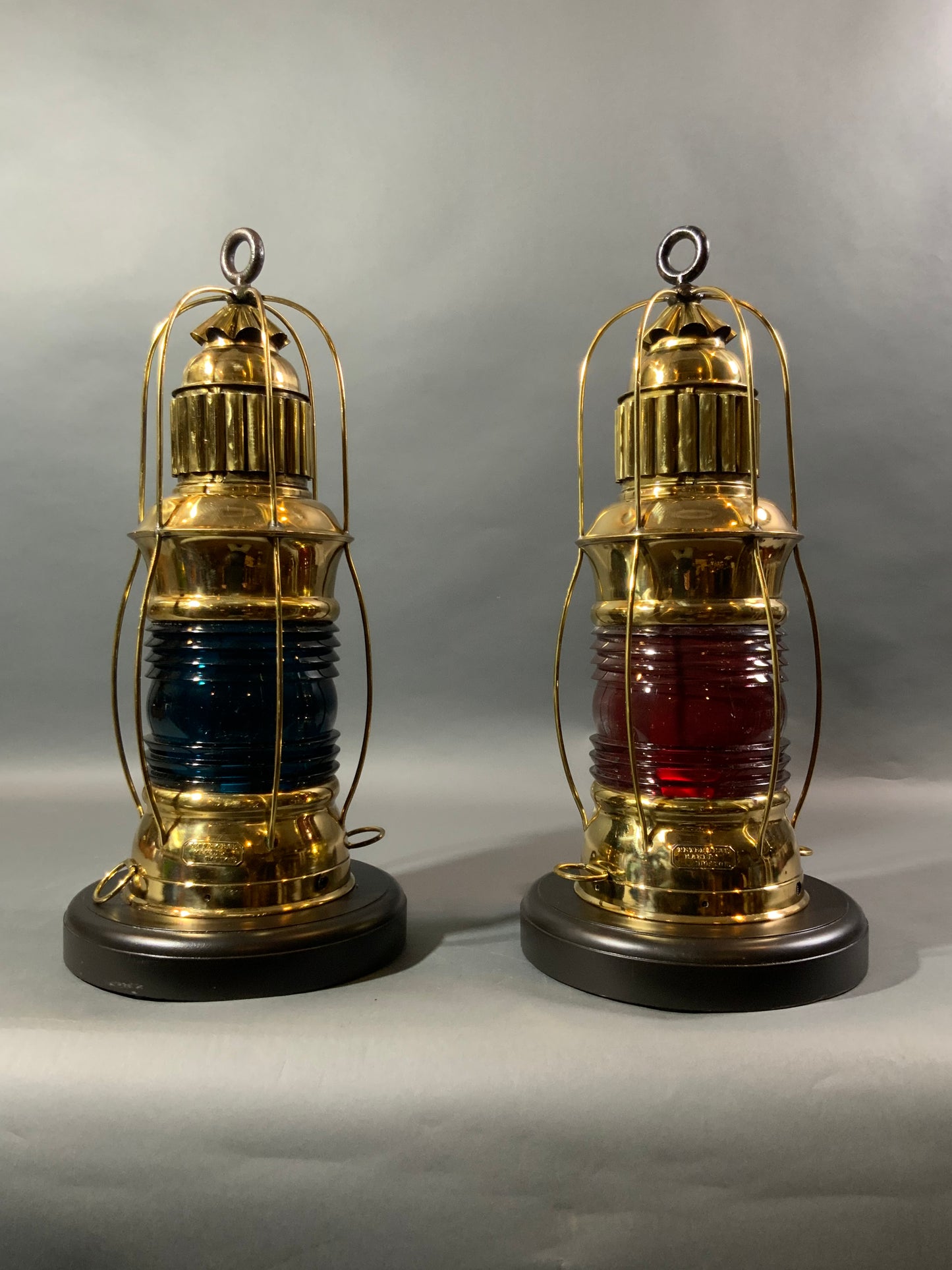 Outstanding Pair of Marine Lanterns by Peter Gray of Boston - Lannan Gallery
