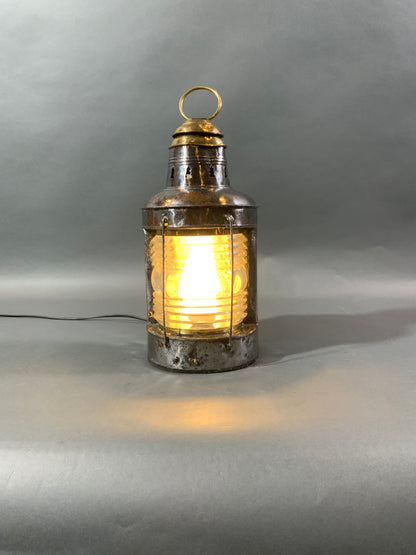 Rustic Steel Ships Masthead Lantern - Lannan Gallery