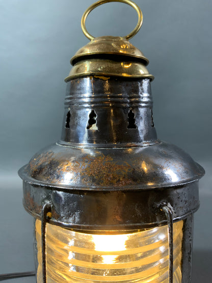 Rustic Steel Ships Masthead Lantern - Lannan Gallery