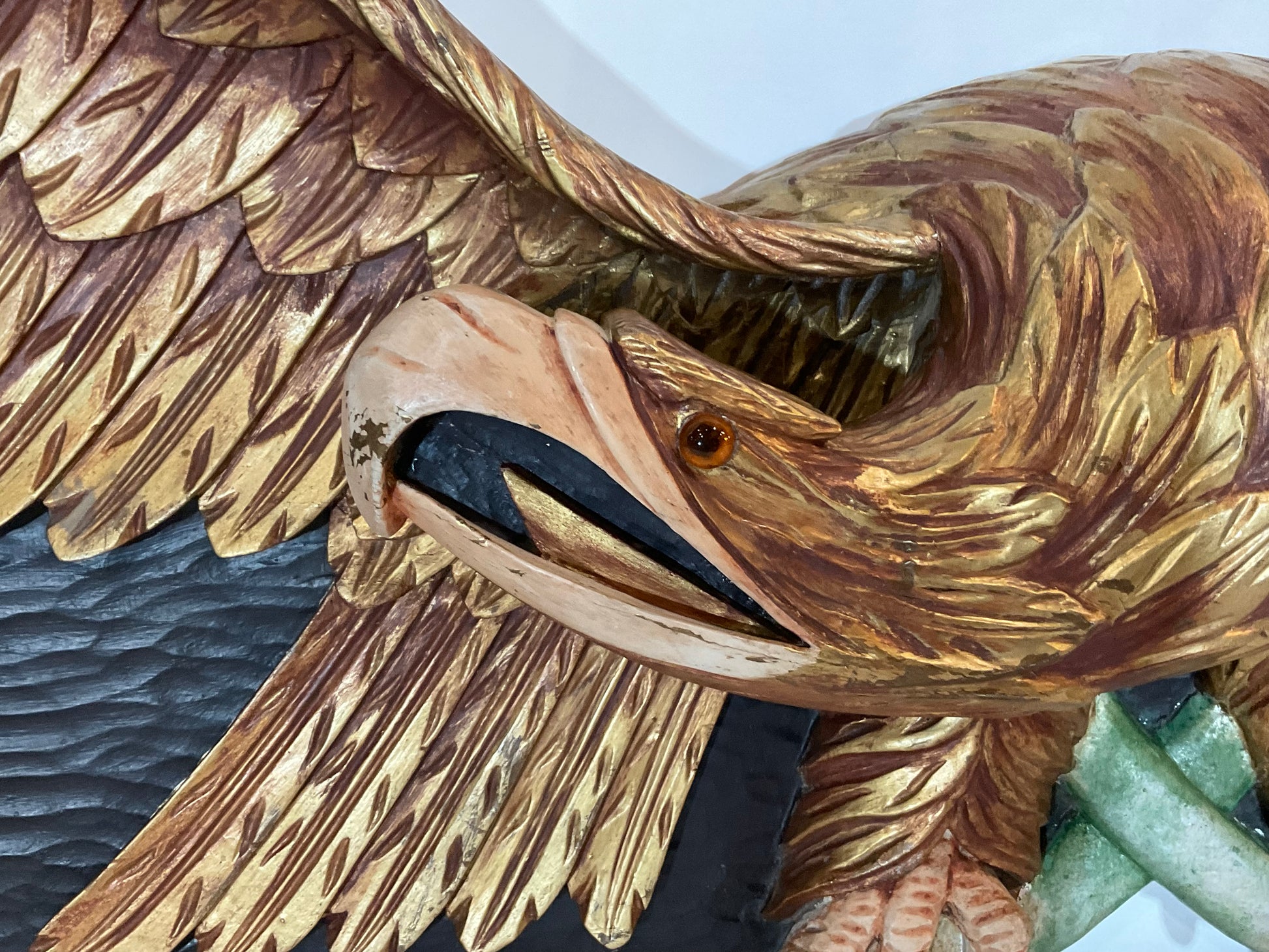 Carved Eagle by Simmons of Rockland Maine - Lannan Gallery