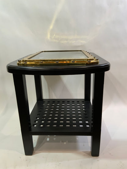 Brass Porthole Table - Lannan Gallery
