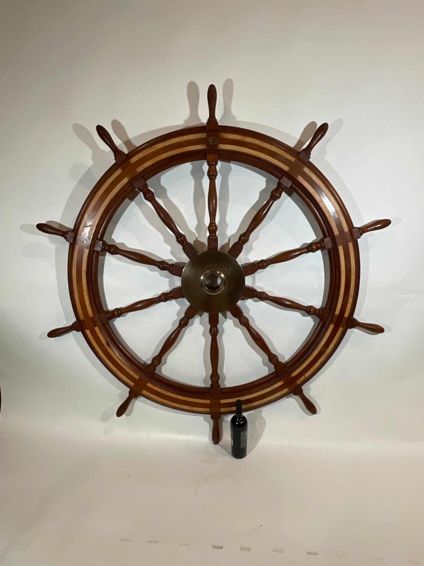 Quality Antique Ships Wheel - Lannan Gallery