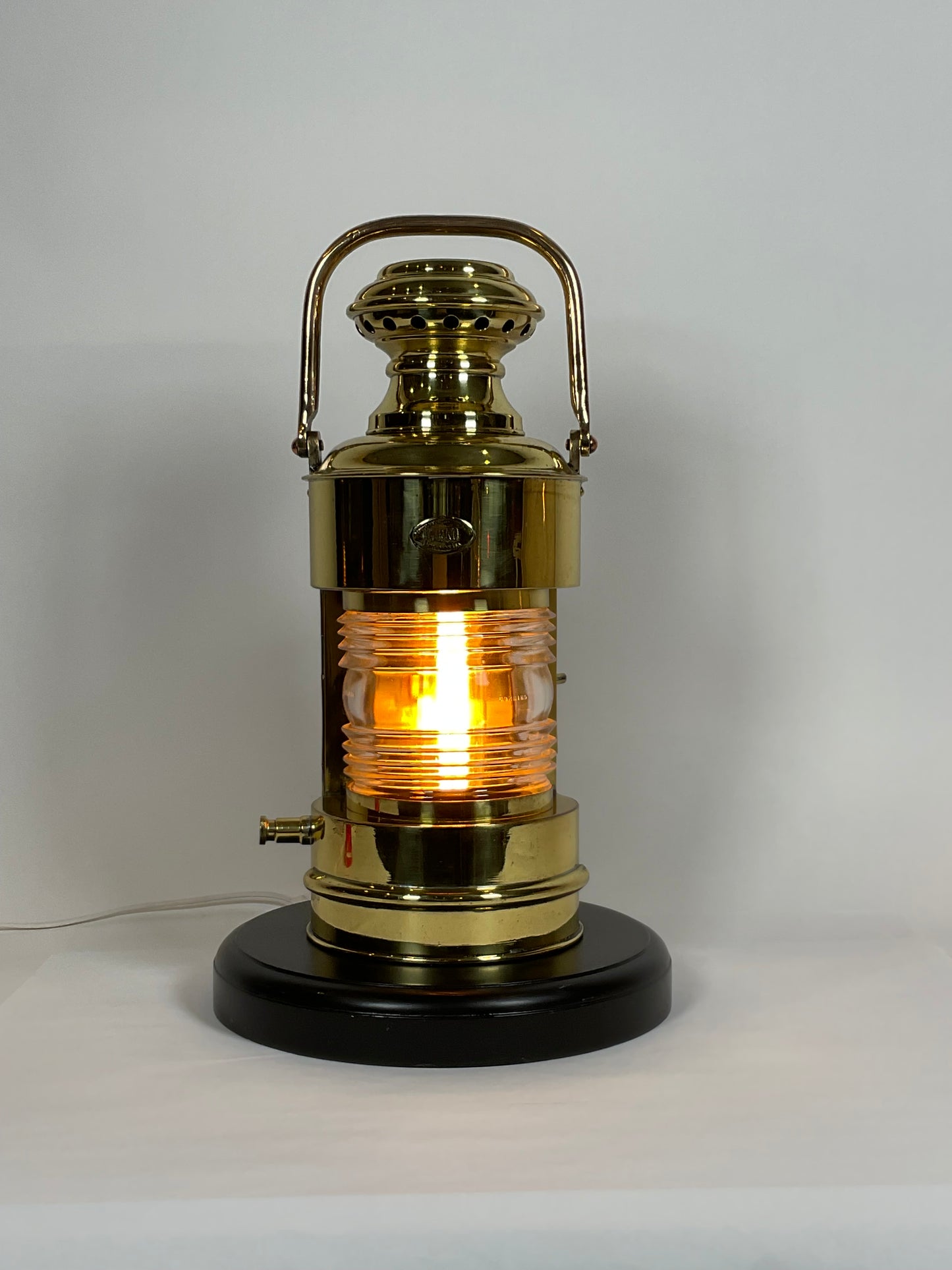 Brass Masthead Lantern by Perko of Brooklyn New York - Lannan Gallery