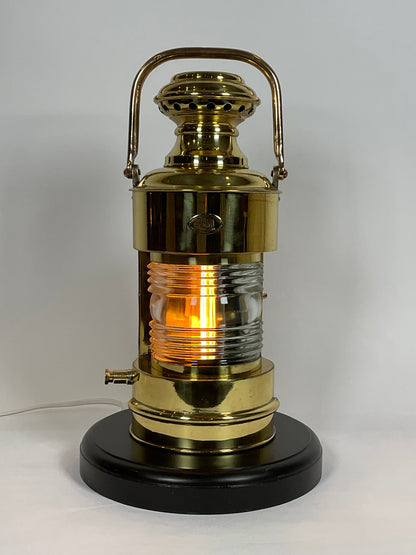Brass Masthead Lantern by Perko of Brooklyn New York - Lannan Gallery