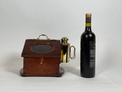 Yacht Binnacle with Gimballed Compass by Negus - Lannan Gallery