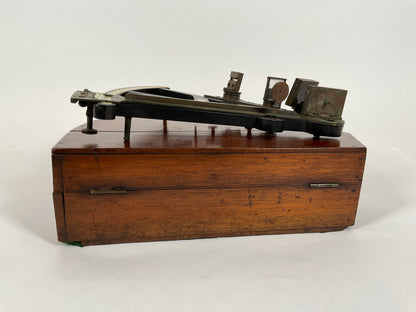 Ship’s Octant in Box 19th Century - Lannan Gallery