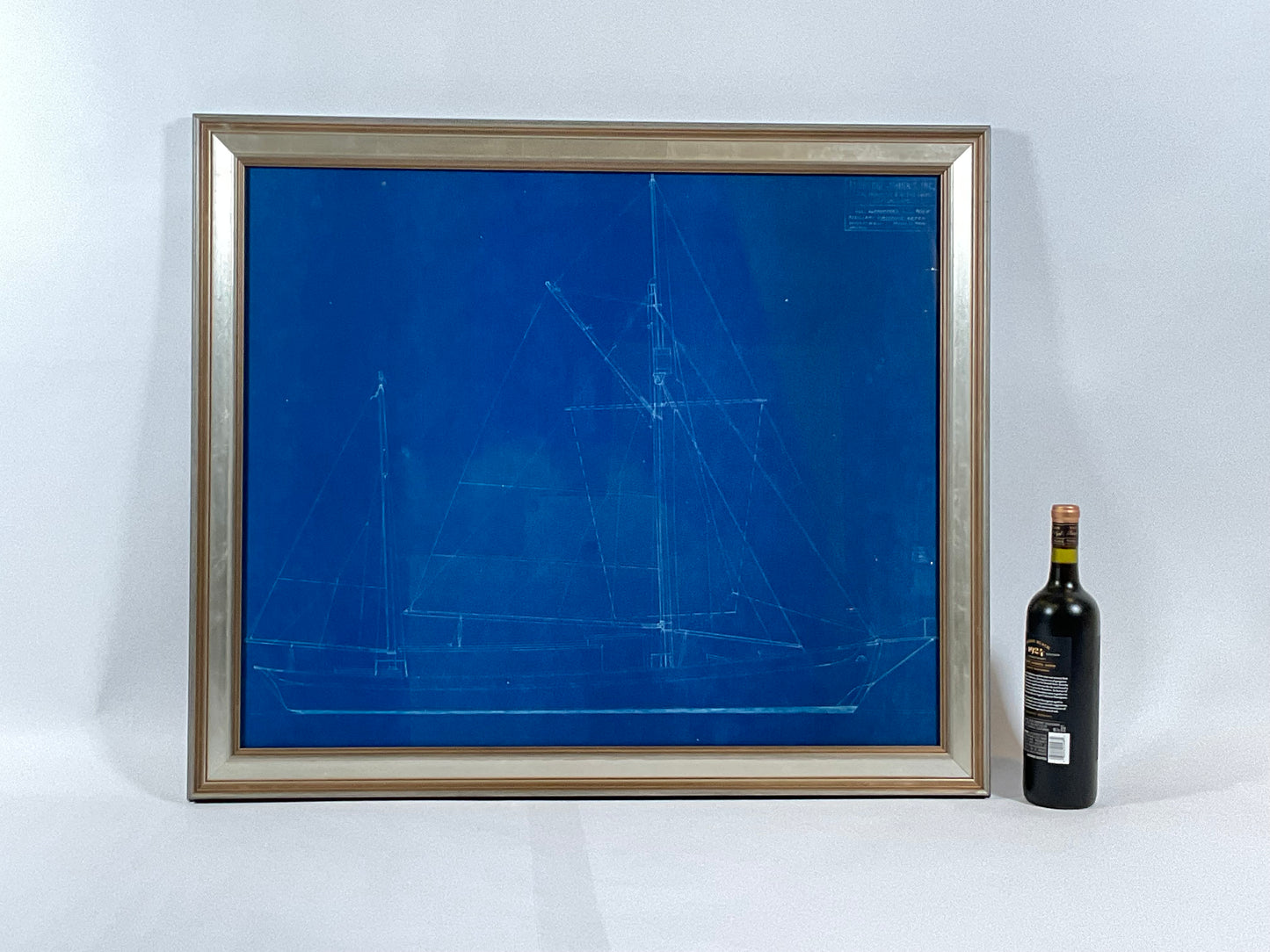 Blueprint of a Ketch by Eldredge McInnis - Lannan Gallery