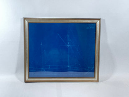 Blueprint of a Ketch by Eldredge McInnis - Lannan Gallery