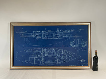 Herreshoff Yacht Evening Star Blueprint - Lannan Gallery