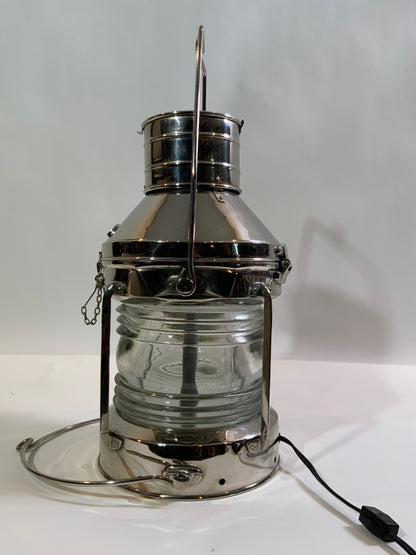 Chrome Anchor Lantern - Lannan Gallery