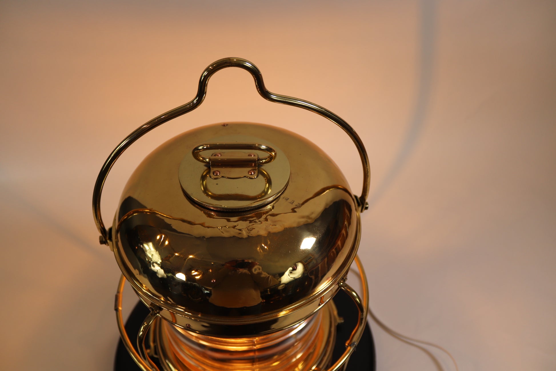 Ships Anchor Lantern of Solid Brass - Lannan Gallery