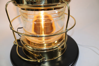 Ships Anchor Lantern of Solid Brass - Lannan Gallery