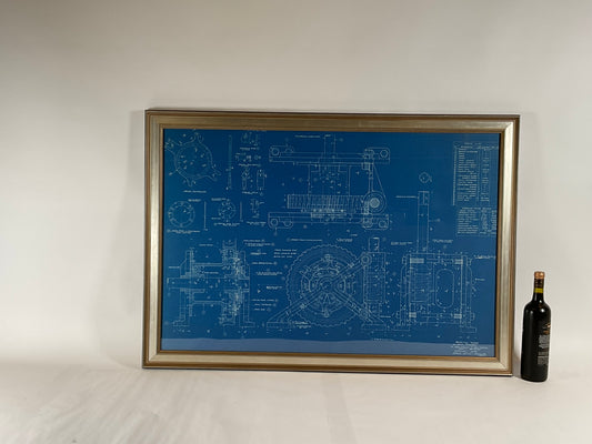 New York Yacht Club Yacht Yankee Blueprint - Lannan Gallery