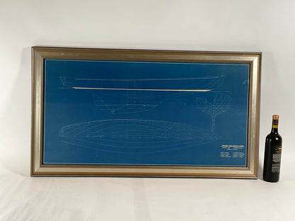 W. Starling Burgess Yankee One Design Class Blueprint - Lannan Gallery
