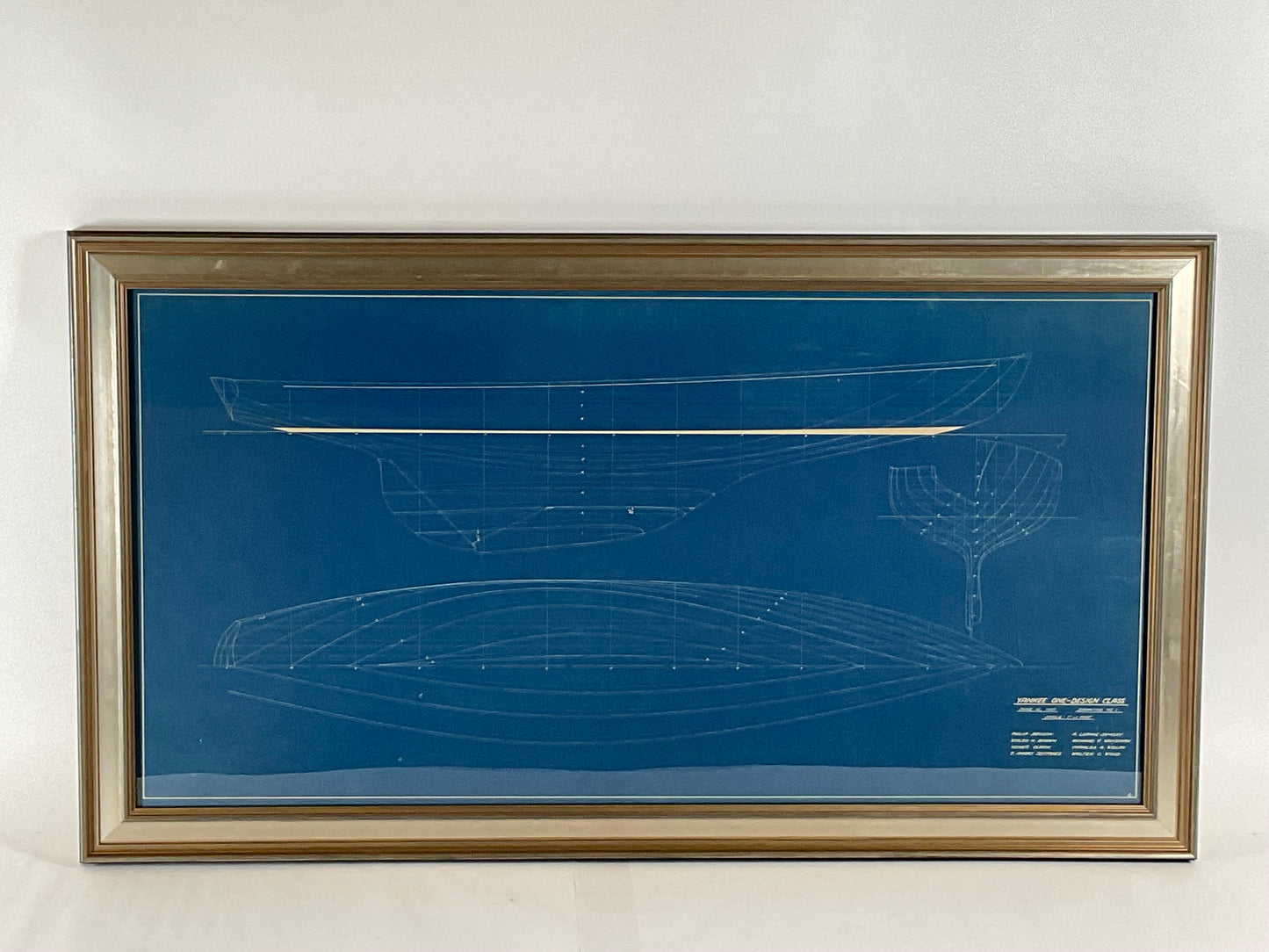 W. Starling Burgess Yankee One Design Class Blueprint - Lannan Gallery