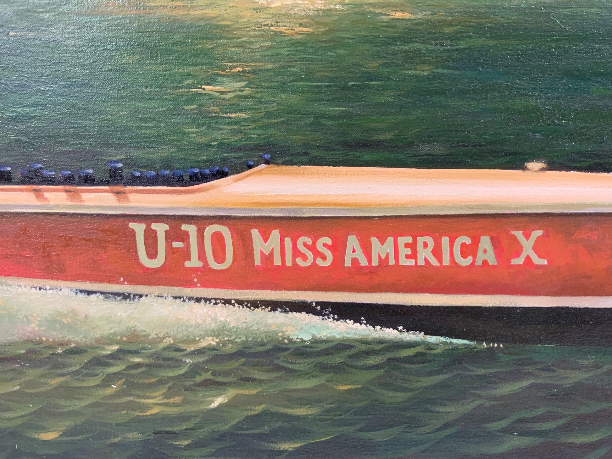 Miss America x Speedboat Painting - Lannan Gallery