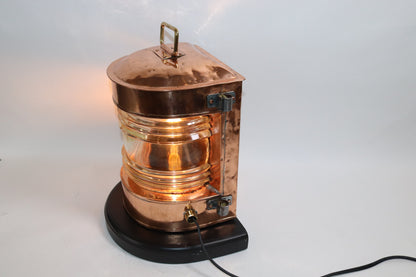 Solid Copper Masthead Lantern - Lannan Gallery