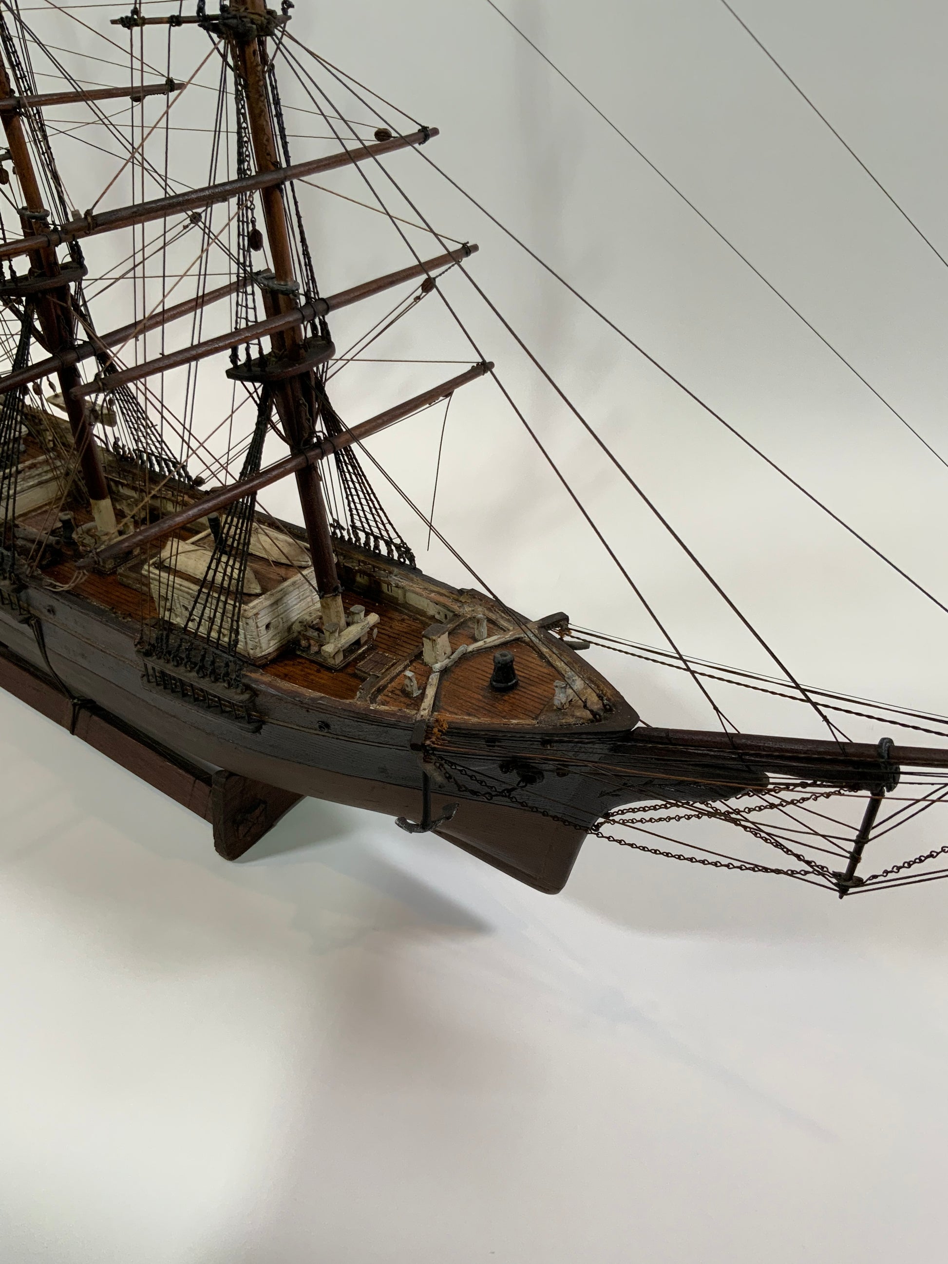 Nineteenth Century Ship Model in Original Paint - Lannan Gallery