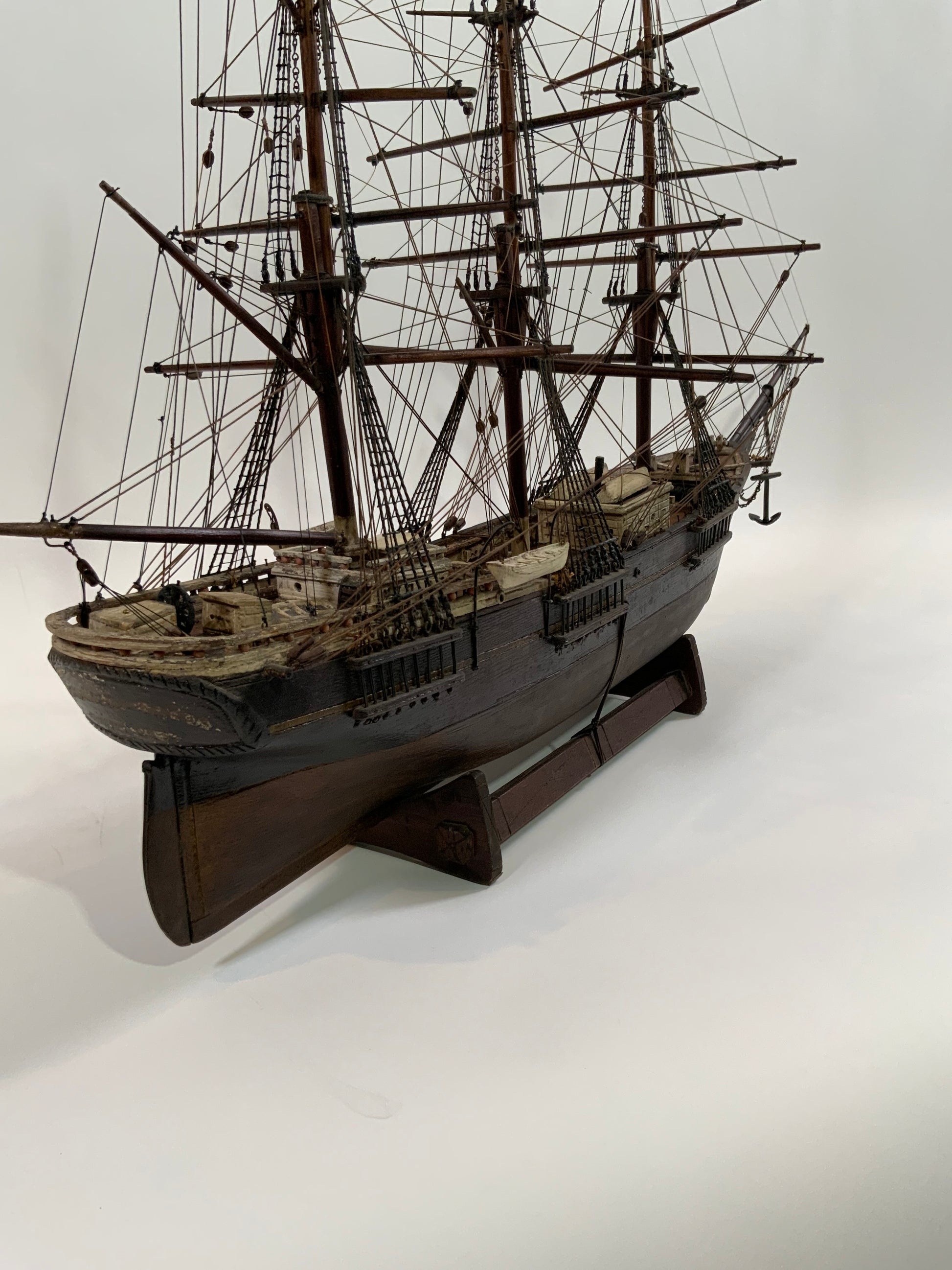 Nineteenth Century Ship Model in Original Paint - Lannan Gallery