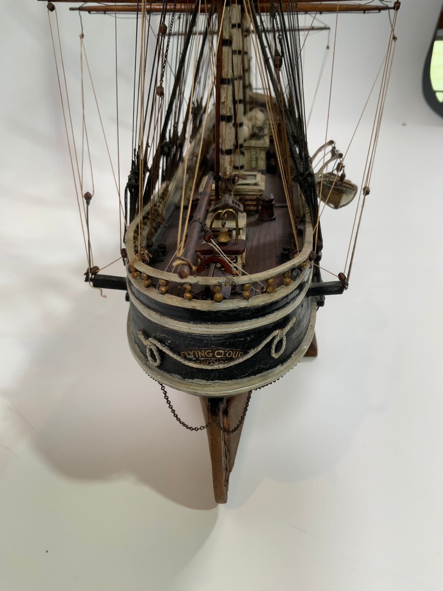 Scale Model of the Clipper Ship Flying Cloud - Lannan Gallery