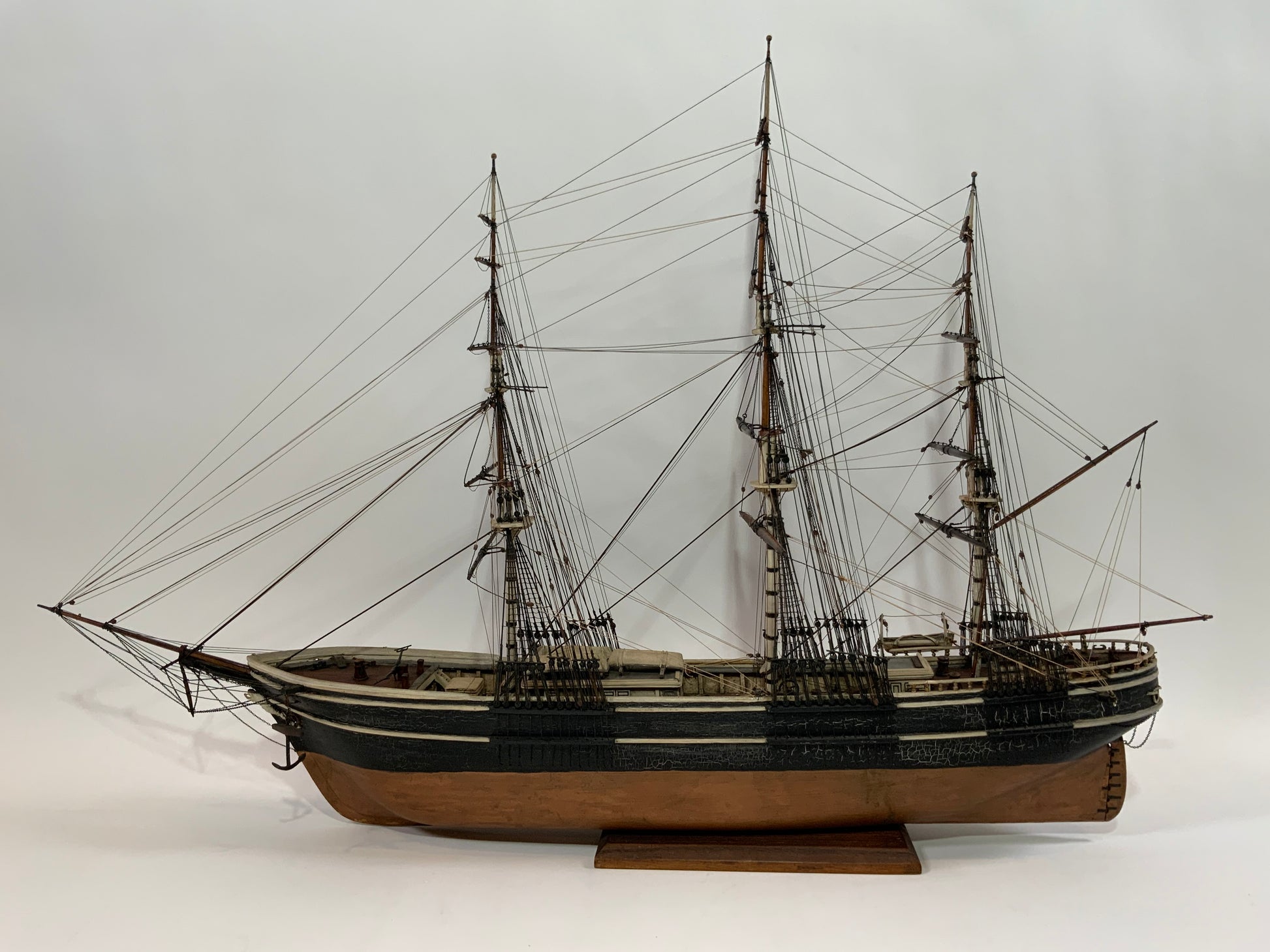 Scale Model of the Clipper Ship Flying Cloud - Lannan Gallery