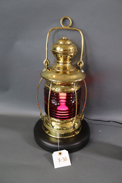 Nineteenth Century Brass Ships Lantern - Lannan Gallery