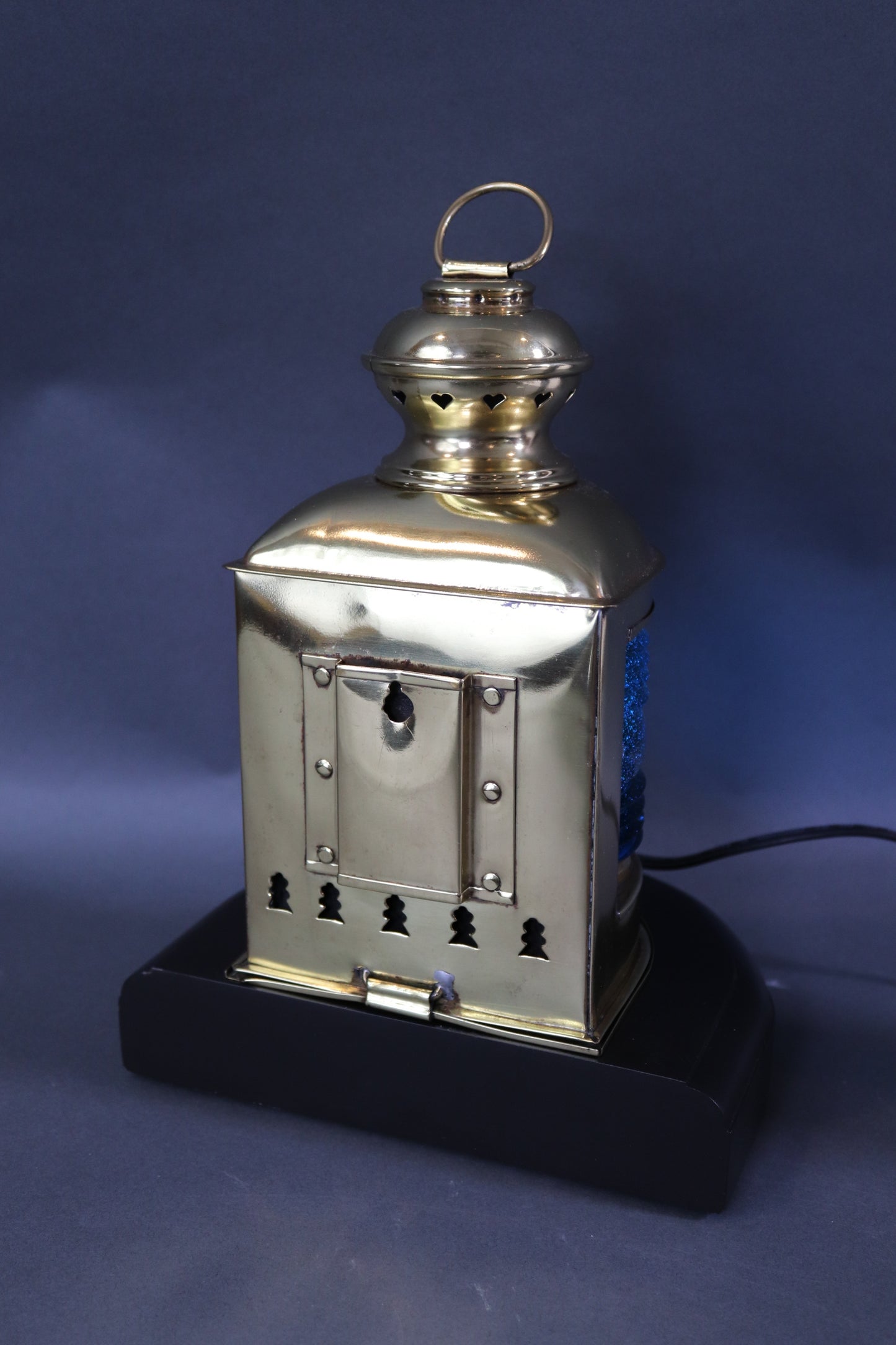 Solid Brass Boat Lantern from Bow - Lannan Gallery