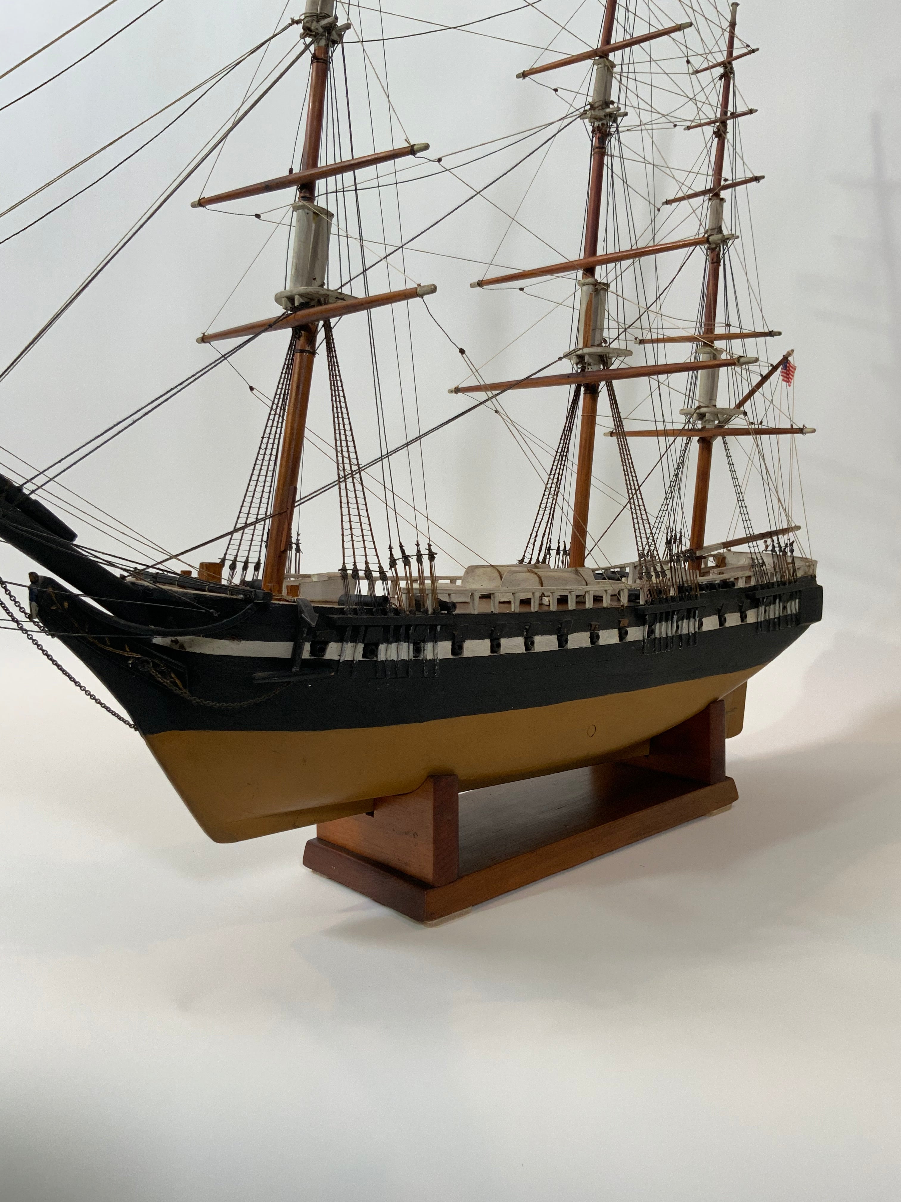 Antique American Ship Model Circa 1910 – Lannan Gallery