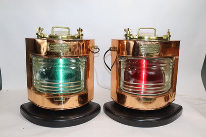 Copper Shops Port and Starboard Lanterns - Lannan Gallery