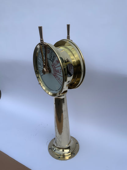 Solid Brass Ships Engine Order Telegraph - Lannan Gallery