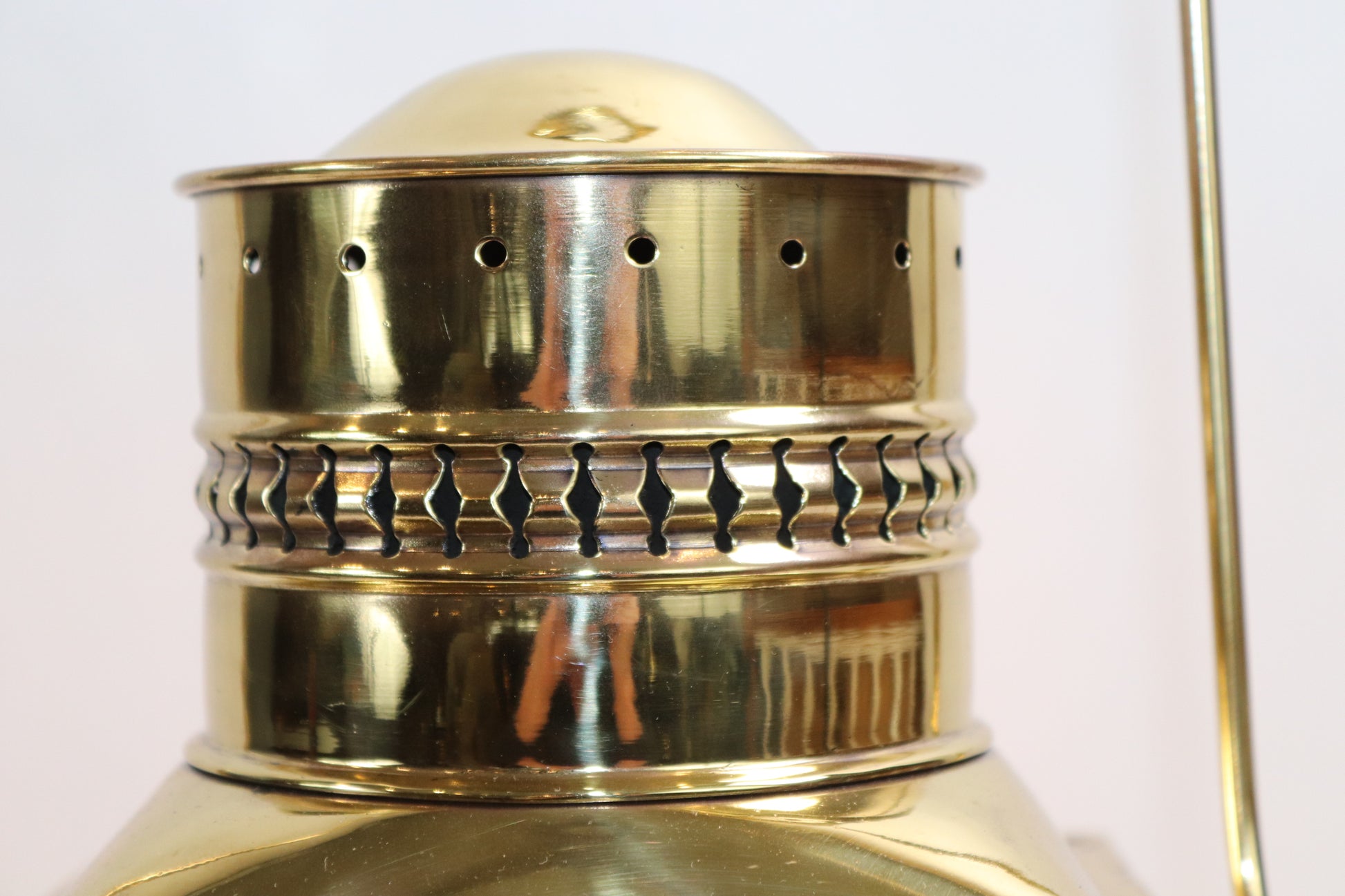 Solid Brass Yacht Lantern by Davey of London - Lannan Gallery