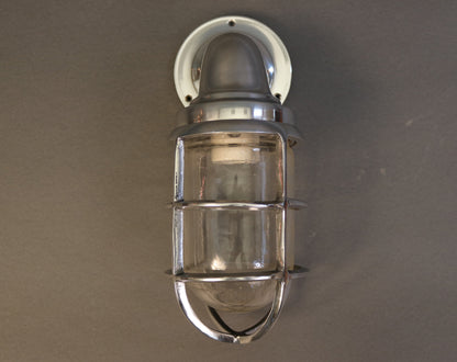 Authentic Aluminum Cage Light, 11" - Lannan Gallery