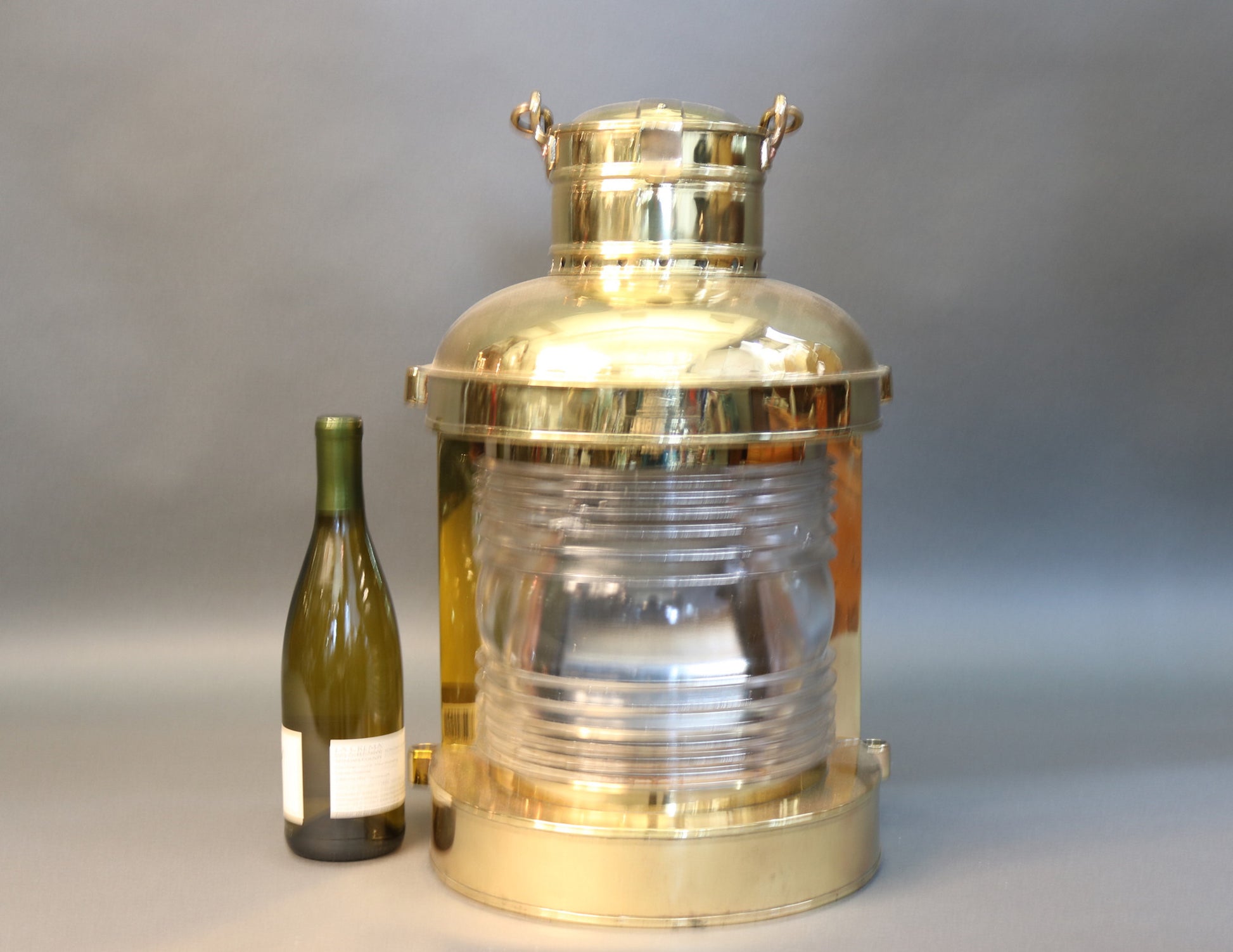 Brass Masthead Lantern by Perko of Brooklyn - Lannan Gallery