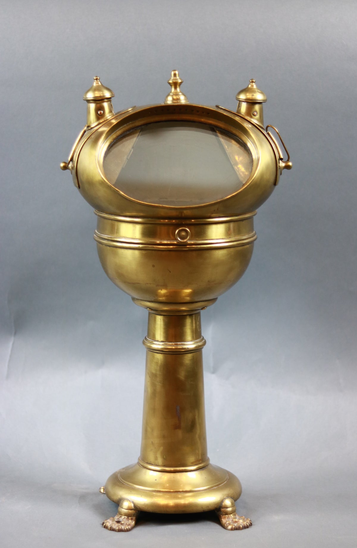 Brass Binnacle on Pedestal – Lannan Gallery