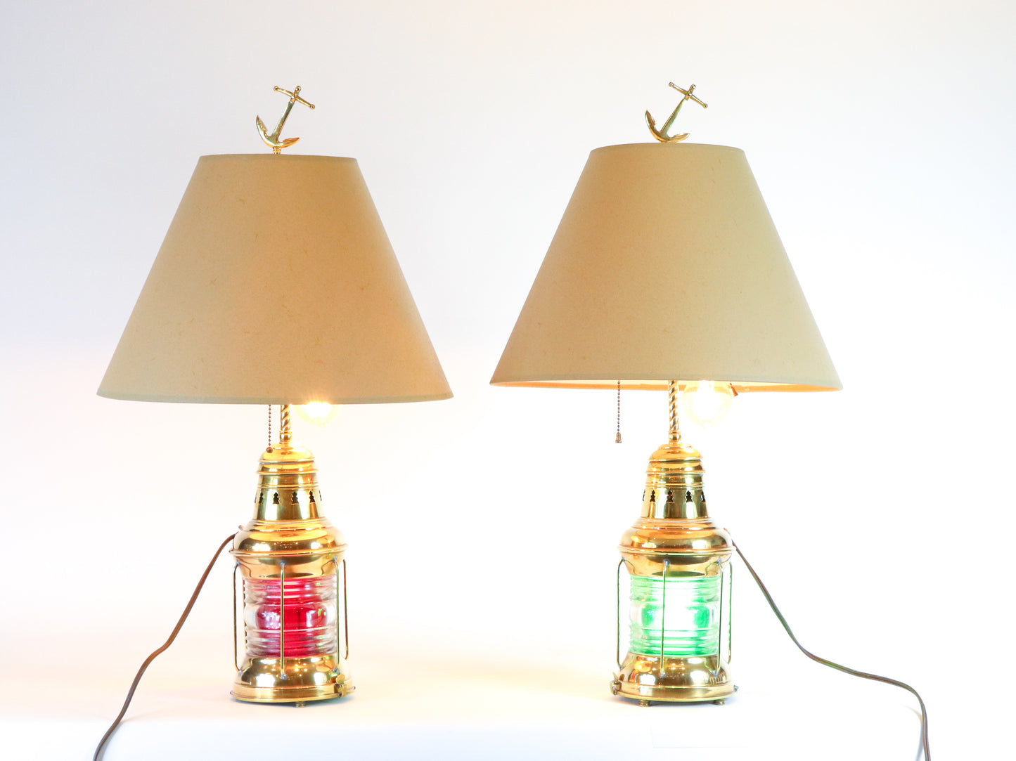 Ship Lantern Table Lamps - Lannan Gallery