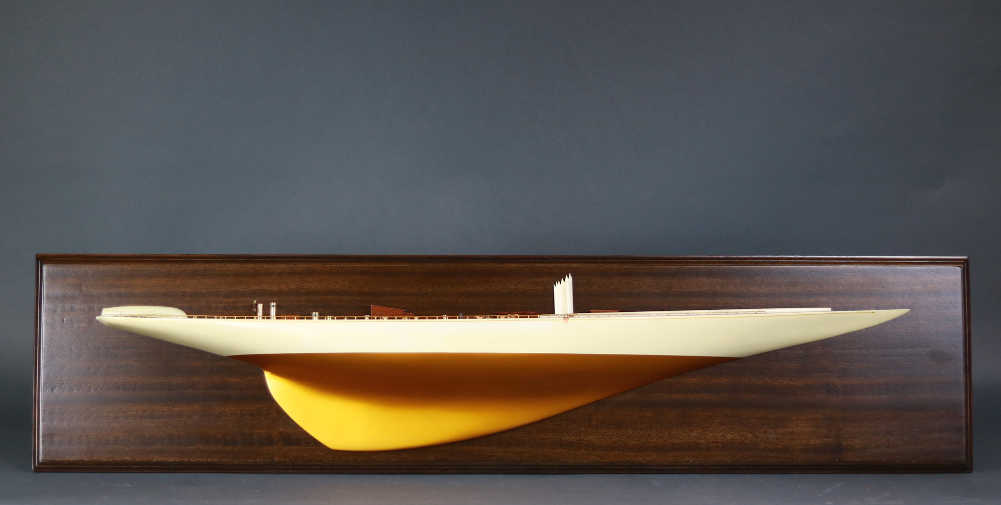 Half Model | America's Cup Yacht "Rainbow" | 1934 - Lannan Gallery