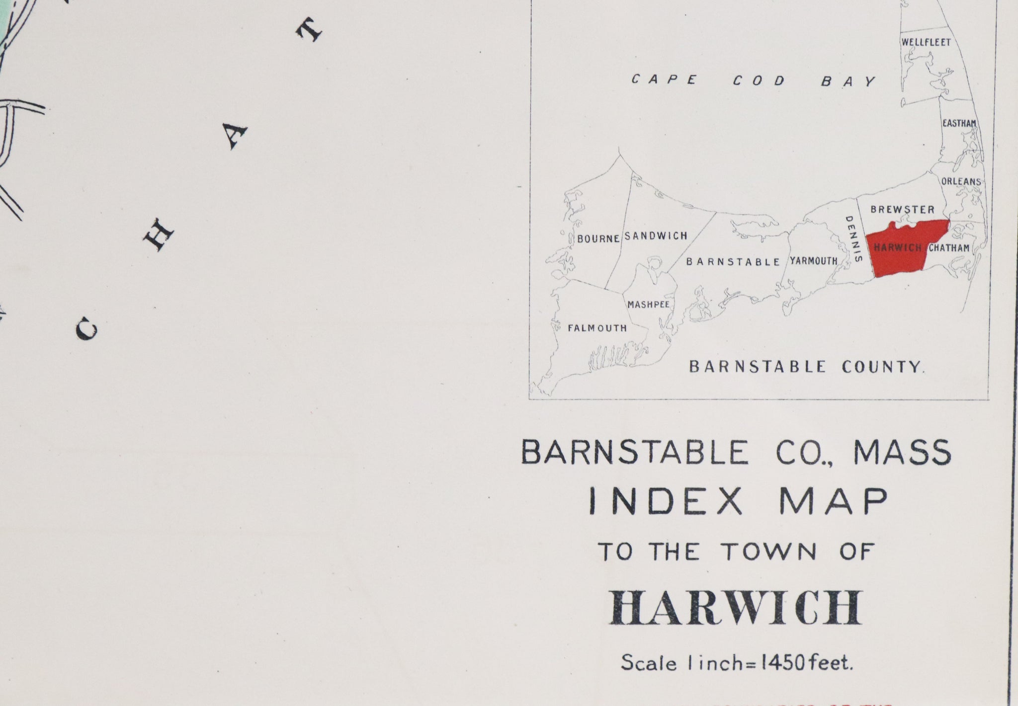 Map of Harwich, Massachusetts Lannan Gallery