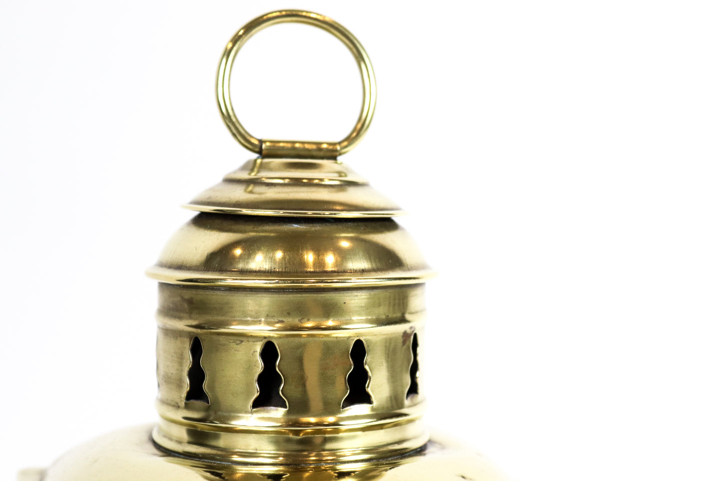 Brass Bow Lantern | George B. Carpenter - Lannan Gallery