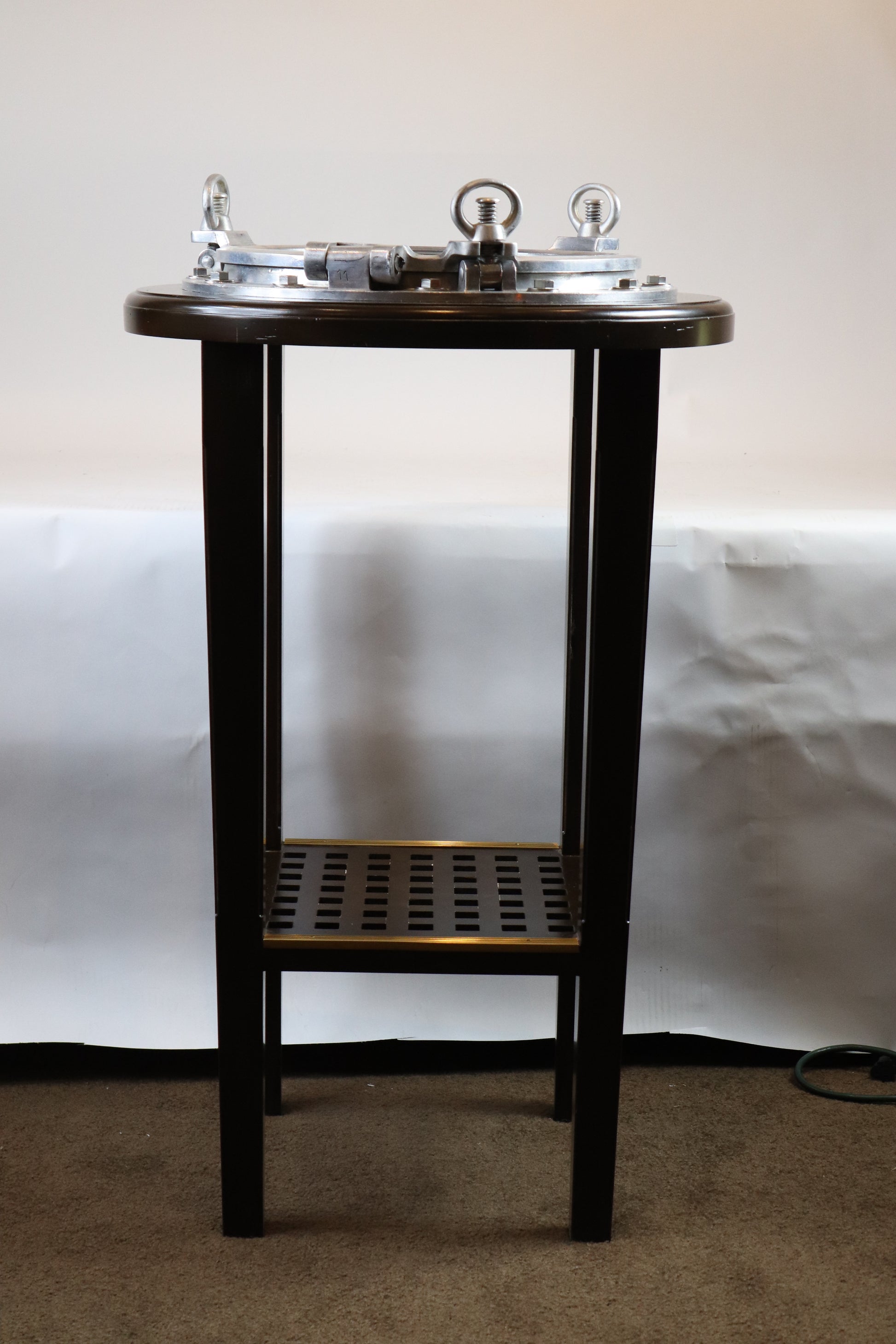 Aluminium Porthole Bistro Table - Lannan Gallery