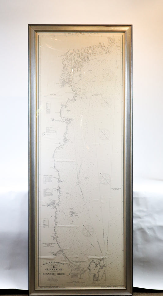 Original 1910 George Eldridge Chart - Lannan Gallery