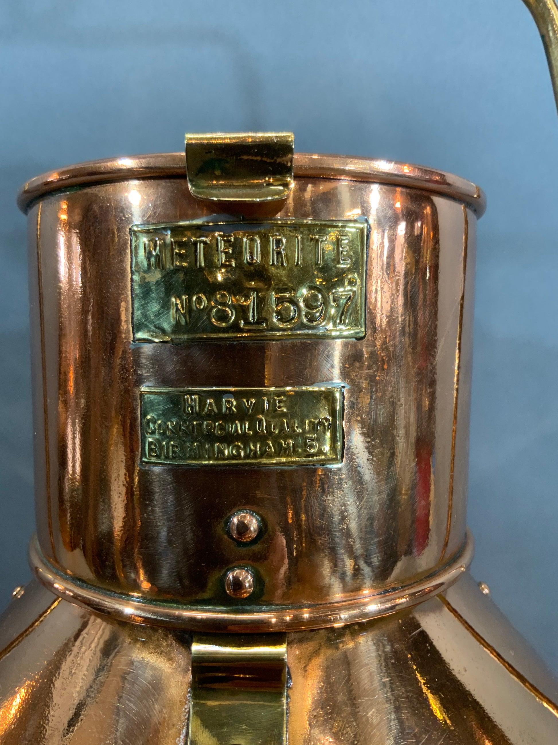 Copper Ship’s Lantern by English Maker Meteorite - Lannan Gallery